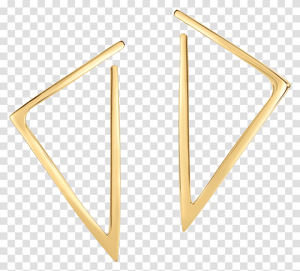 Product Roberto Coin Triangle Earring, Sweets, Food, Confectionery Transparent Png