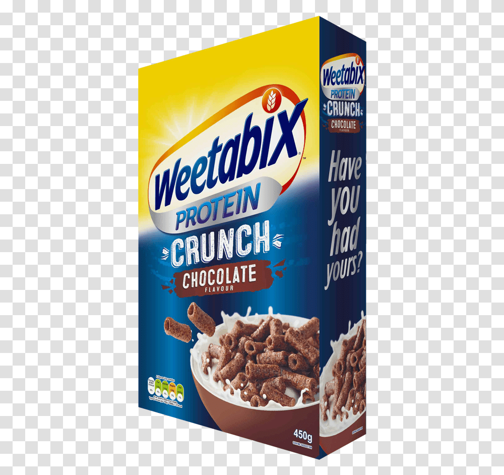 Product Tile Banners Protein Crunch Chocolate Protein Weetabix, Food, Snack, Waffle Transparent Png