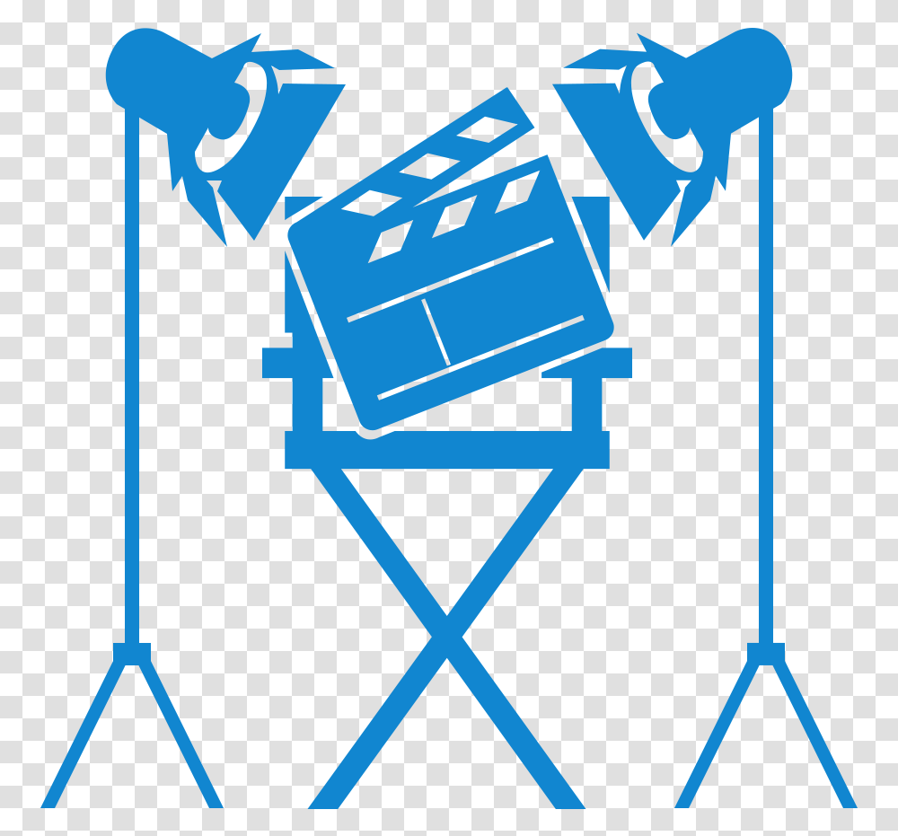 Production Icon Video Production Services Icon, Electrical Device, Lighting, Robot Transparent Png