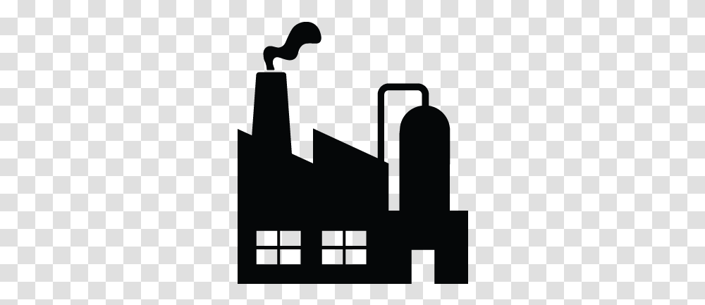 Production Industrial Industry Factory Icon Factory Icon, Cross, Stencil Transparent Png