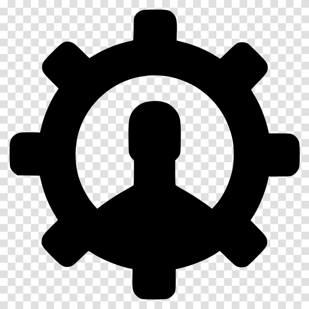 Productivity Gear User Icon Gear, Machine Transparent Png
