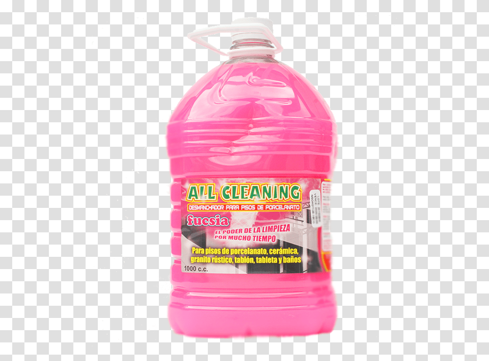 Producto Induservin All Cleaning Fucsia Desmanchador Plastic Bottle, Mineral Water, Beverage, Water Bottle, Drink Transparent Png