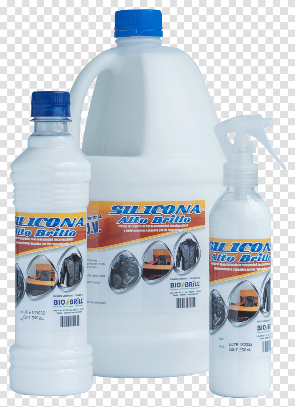 Productos De Limpieza Con Silicona, Bottle, Label, Can Transparent Png