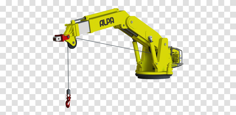 Products - Alpa Crane, Construction Crane, Vehicle, Transportation, Tractor Transparent Png