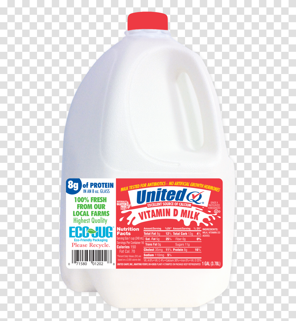 Products Vitamin D Milk United 2 Milk, Beverage, Drink, Label Transparent Png