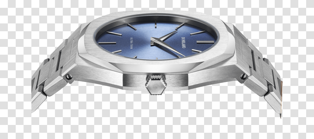 Productsgem Blue Dial Side D1 Milano, Wristwatch, Analog Clock Transparent Png