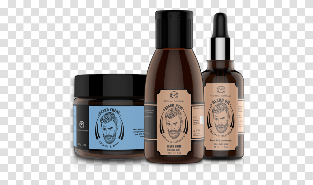 Productswinter Beardfront Src Cdn Man Company 100 Natural Smoothening Beard Oil, Bottle, Label, Cosmetics Transparent Png