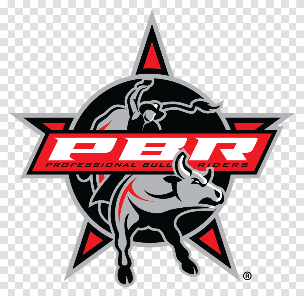 Professional Bull Riders Logo, Trademark, Emblem Transparent Png