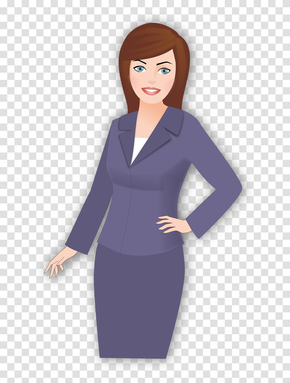 Professional Girl Vector, Apparel, Female, Person Transparent Png