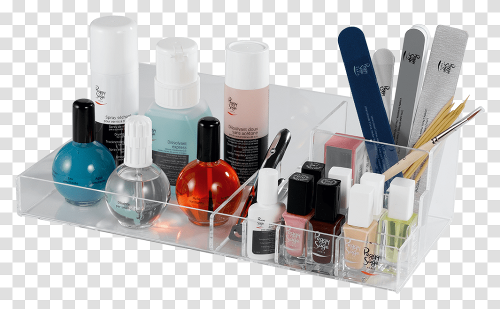 Professional Manicure Tray Nail Care Manicure Tray, Cosmetics, Bottle, Perfume Transparent Png