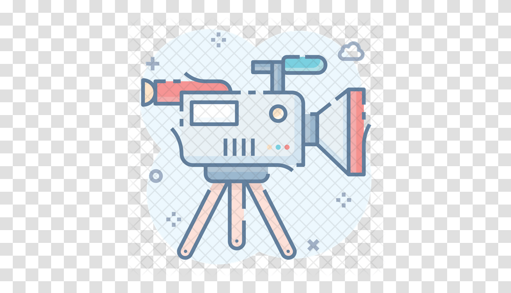 Professional Movie Camera Icon Art, Car, Vehicle, Transportation, Automobile Transparent Png