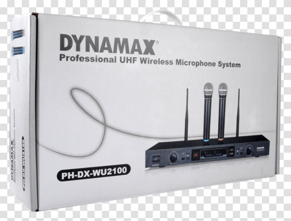 Professional Uhf Wireless Microphone System With 2 Cassette Deck, Electronics, Router, Hardware, Modem Transparent Png