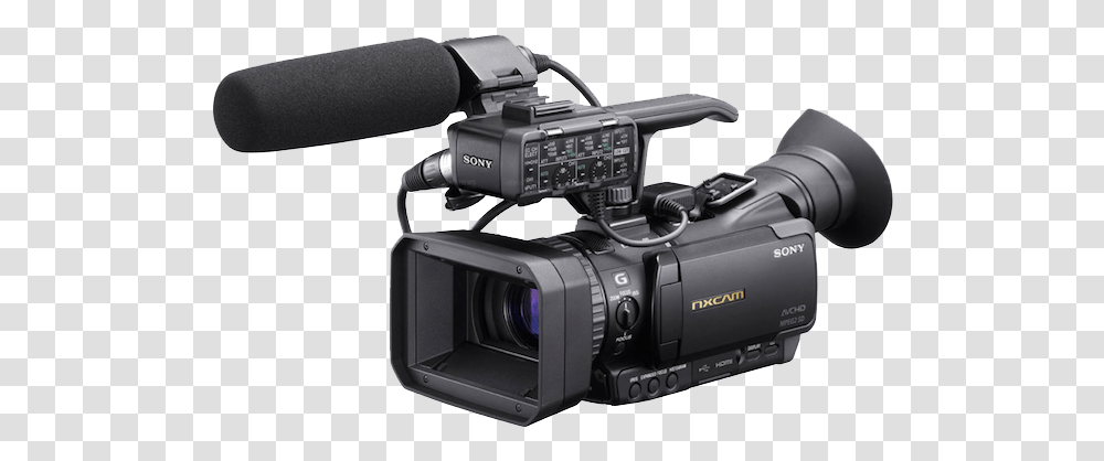 Professional Video Camera 4 Image Sony Hxr, Electronics Transparent Png