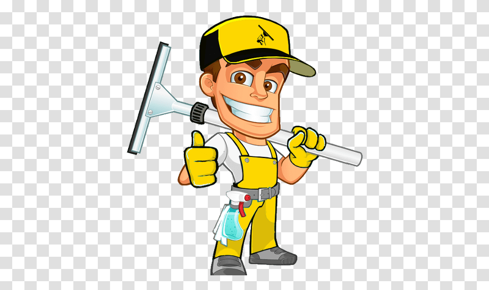Professional Window Washing Service Window Cleaning Images Cartoon, Person, Human, Performer, Magician Transparent Png