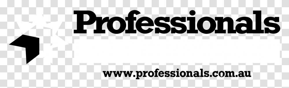 Professionals Real Estate Logo Black And White Irish Post, Face, Gray, Screen Transparent Png