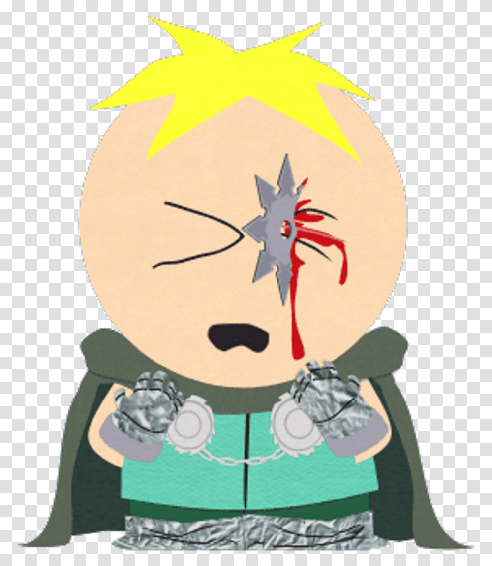 Professor Butters Stotch Ninja Star Clipart Full South Park Butters Ninja Star Eye, Clothing, Apparel, Angry Birds, Sack Transparent Png