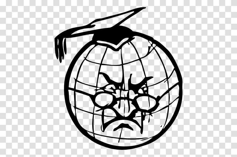 Professor Earth Clip Art Free Vector, Stencil, Halloween, Grenade, Bomb Transparent Png