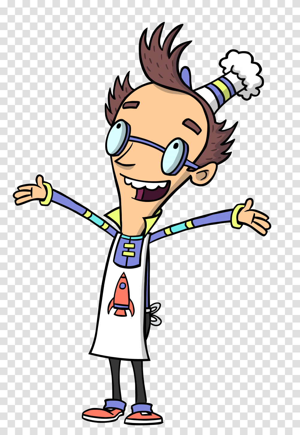 Professor Fizzy Fizzy Lunch Lab Pbs Kids Television Children, Person, Human, Leisure Activities, Juggling Transparent Png