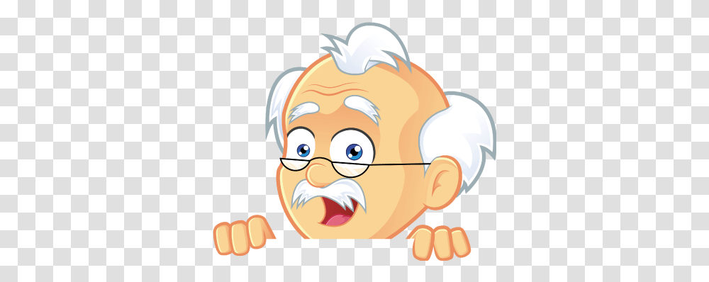 Professorholdingandlookingoverablanksignboard Fictional Character, Head, Bird, Animal, Face Transparent Png