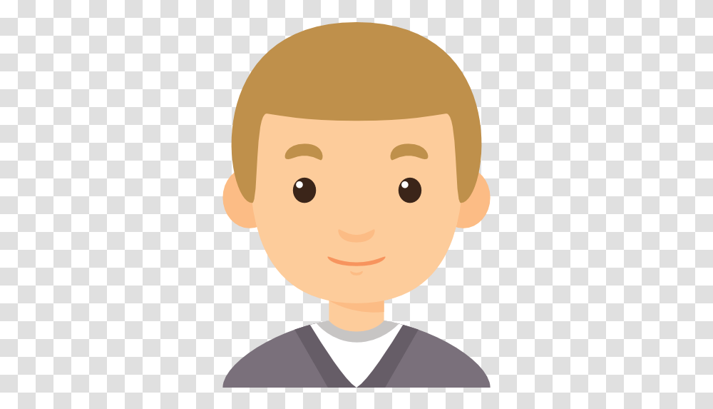 Profile Avatar Young Man User People Boy Icon Young Man Icon, Head, Face, Snowman, Text Transparent Png