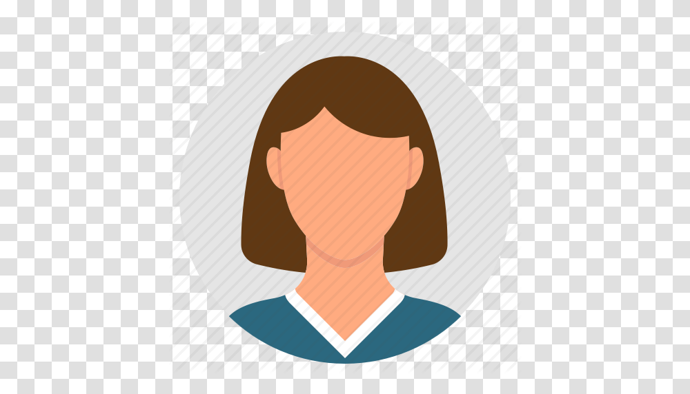 Profile Clipart Blank Face, Hair, Tape, Rug, Cushion Transparent Png