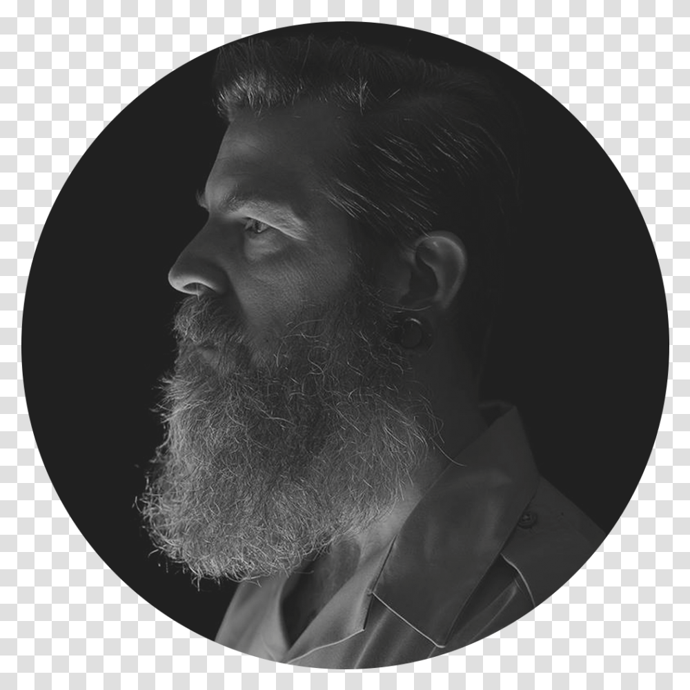 Profile George Oval, Face, Person, Human, Beard Transparent Png