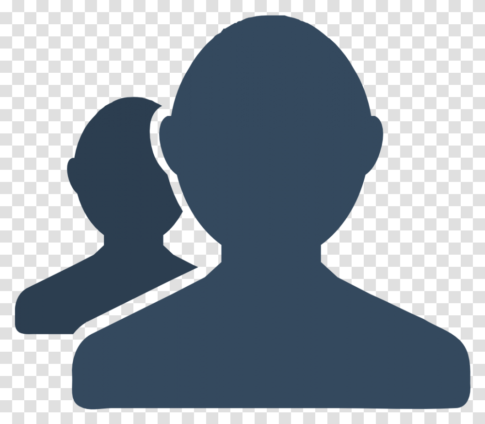 Profile Group Icon, Silhouette, Neck, Crowd, Back Transparent Png