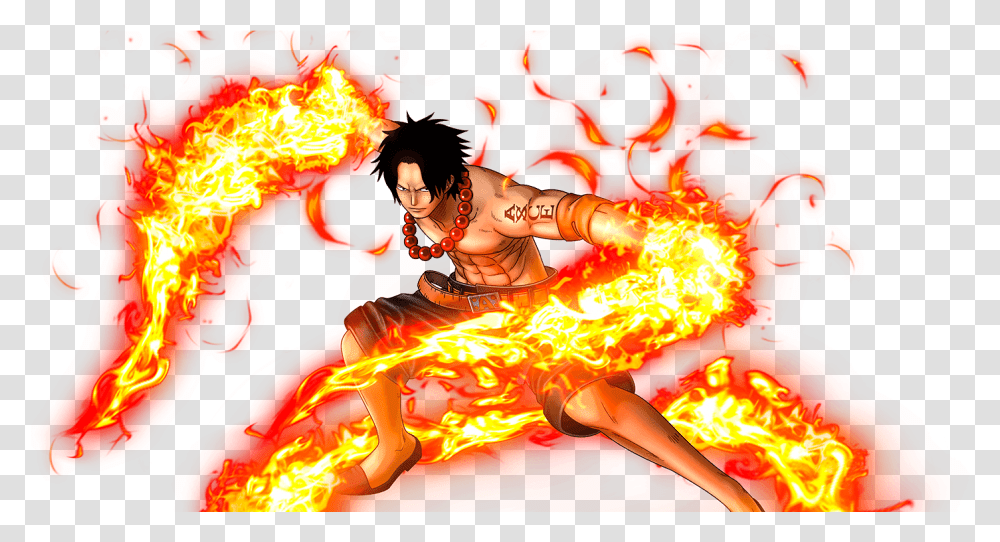 Profile Myanimelistnet One Pieces Aces, Mountain, Outdoors, Nature, Bonfire Transparent Png