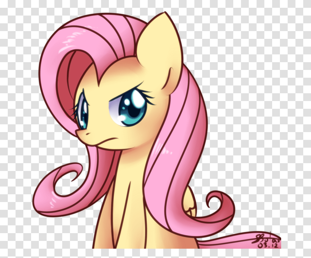 Profile Of Fluttershy Fluttershy, Toy, Comics, Book, Art Transparent Png