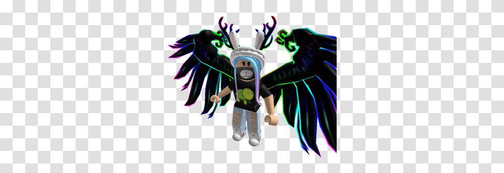 Profile Roblox Gamer Wings Roblox Free, Toy, Person, Costume, Light Transparent Png