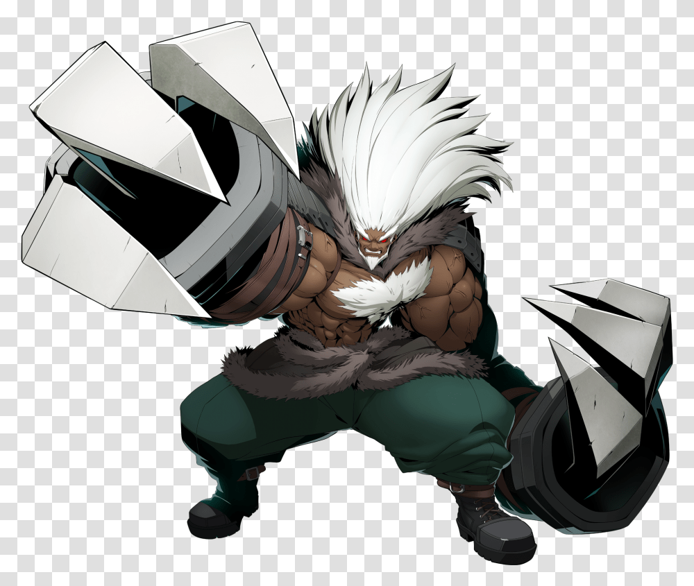 Profile Waldstein Iron Tager Blazblue Cross Tag Battle, Toy, Comics, Book Transparent Png
