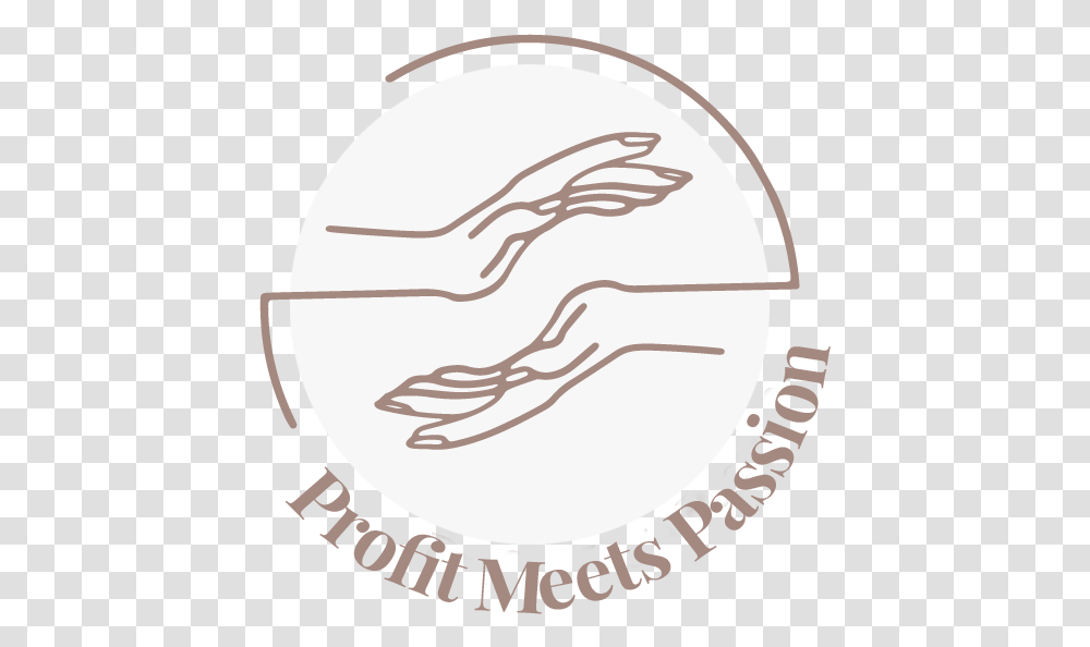 Profit Meets Passion Circle, Text, Label, Symbol, Rug Transparent Png