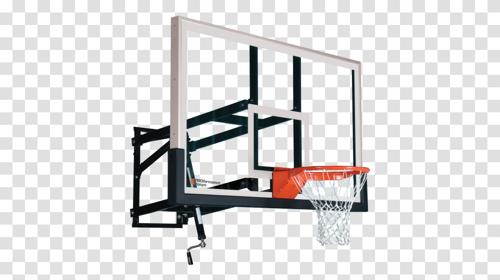 Proformance Hoops Wm72 Wall Mount 72 Basketball Hoop Backboard, Monitor, Screen, Electronics, Display Transparent Png