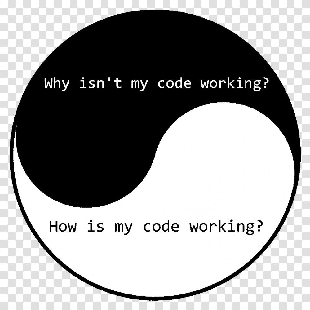 Programmers Memes Circle, Label, Text, Sticker, Footprint Transparent Png