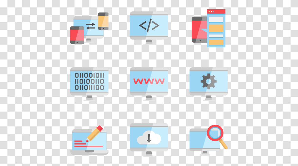 Programming Icons Programming Icon, Monitor, Screen, Electronics Transparent Png