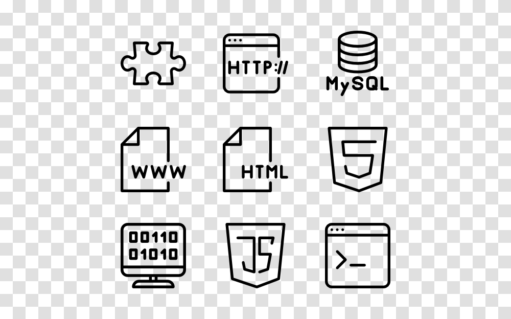 Programming Language Icon Packs, Gray, World Of Warcraft Transparent Png