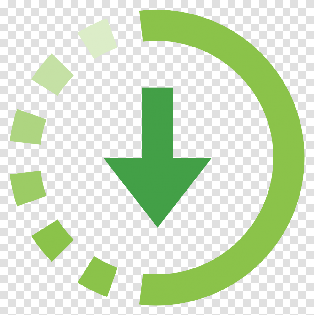 Progres Icon, Recycling Symbol, Star Symbol Transparent Png