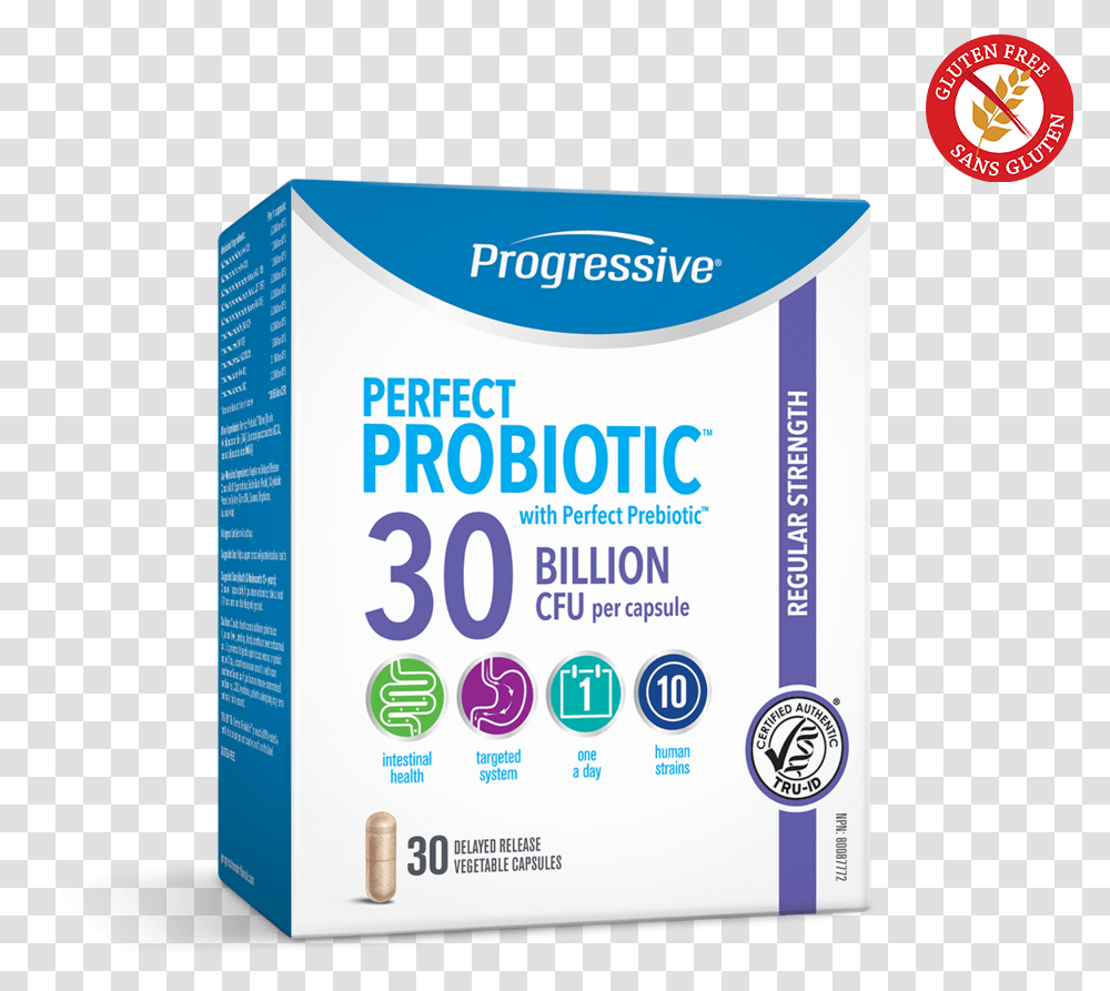 Progressive Probiotic 30billion 30count Reg English 120 Billion Probiotic, Label, Word, Advertisement Transparent Png