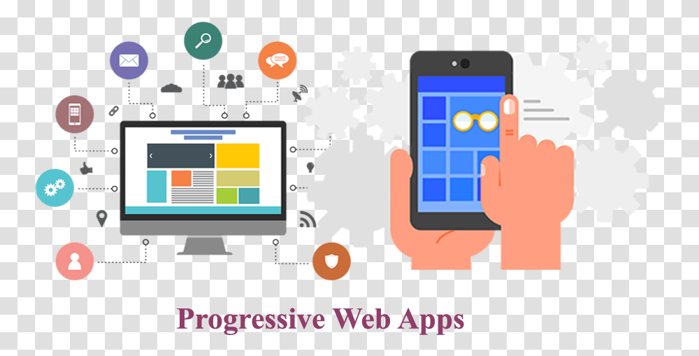 Progressive Web Apps Pwa, Computer, Electronics, Monitor Transparent Png