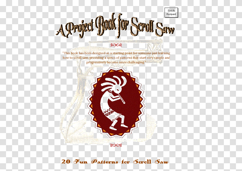 Project Book For Scroll Saw Poster, Alphabet, Advertisement Transparent Png