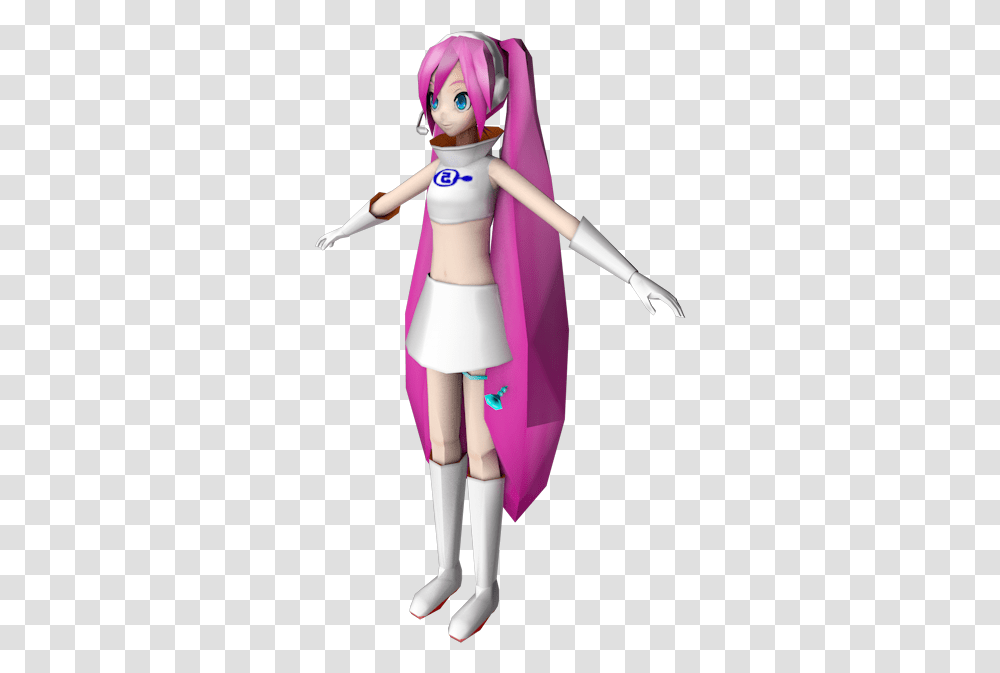 Project Diva Extend Space Channel 5 Models Resource, Figurine, Doll, Toy, Barbie Transparent Png