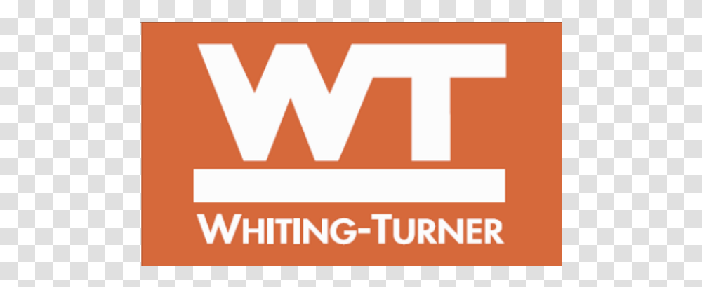 Project Sign Whiting Turner Logo Whiting Turner Construction Logo, Label, Word, First Aid Transparent Png