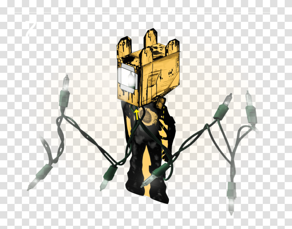 Projectionist Ornament Bendy And The Ink Machine, Person, Human, Fireman, Wiring Transparent Png