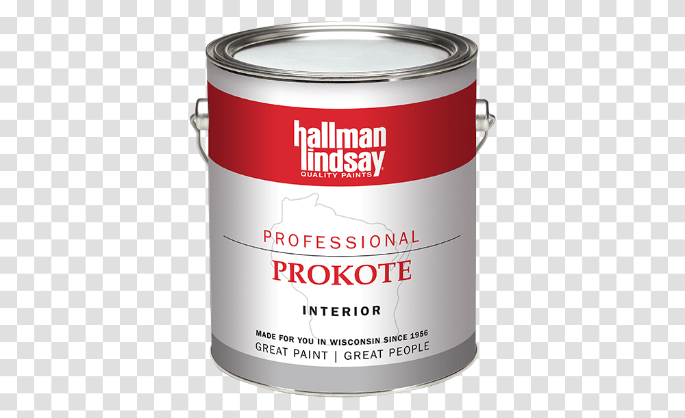 Prokote Zero Voc 264 Professional Latex Interior Flat Wall Paint Hallman Lindsay, Paint Container, Tin Transparent Png