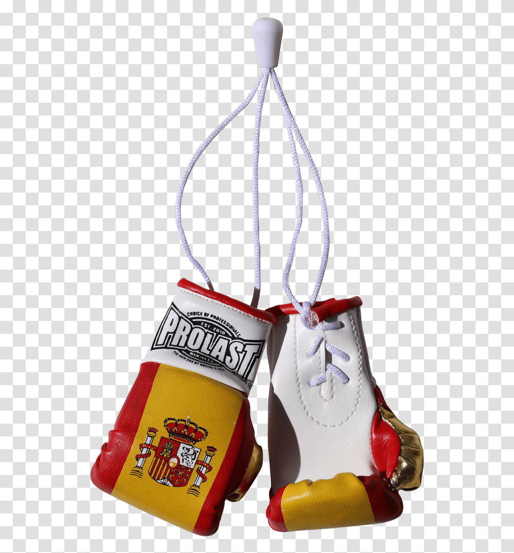 Prolast Spain Mini Boxing Gloves Christmas Stocking, Bag, Clothing, Apparel, Handbag Transparent Png