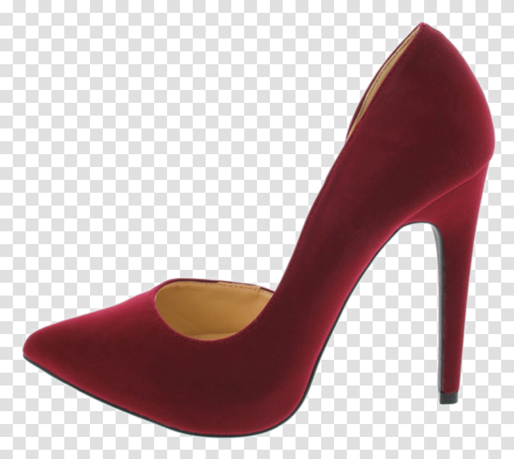 Prom Heels Image Pointed Burgundy Heels, Apparel, Shoe, Footwear Transparent Png