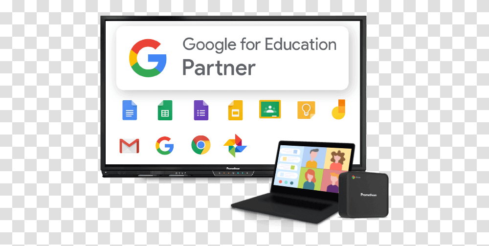 Promethean Interactive Displays & Screens For Education Google, Computer, Electronics, Laptop, Pc Transparent Png