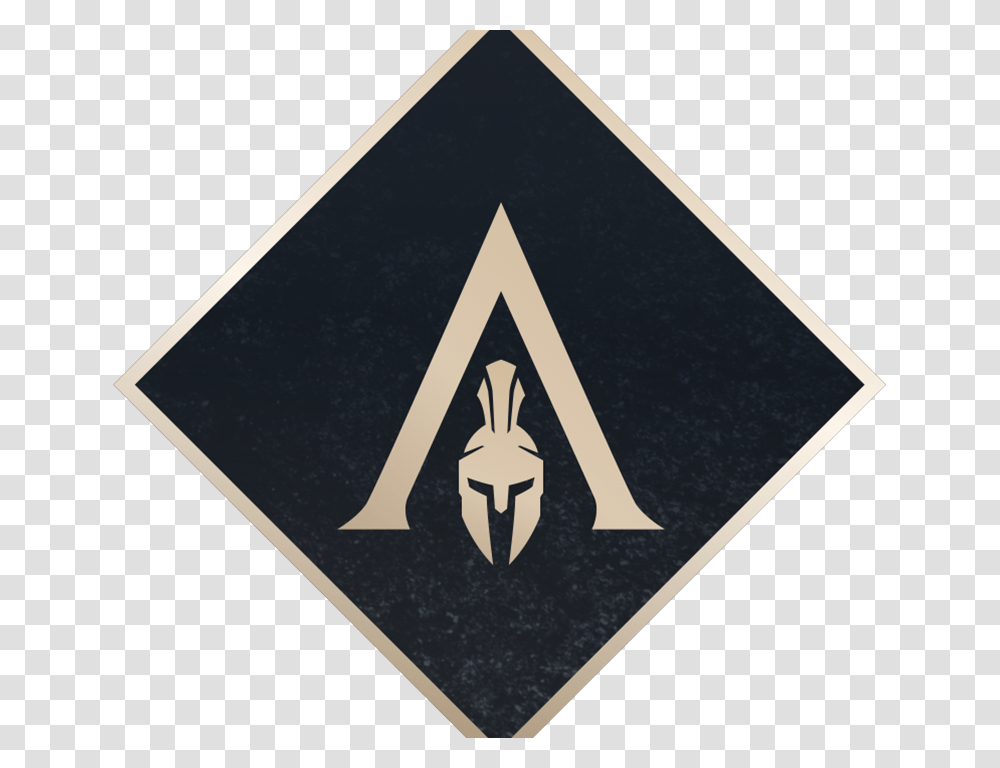 Promo Codes Are Not Eligible For In Game Credits Assassin's Creed Odyssey Logo White, Road Sign, Emblem, Armor Transparent Png
