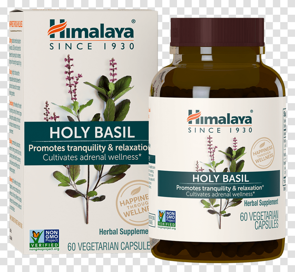 Promotes Tranquility Amp Relaxation Himalaya Holy Basil, Plant, Jar, Food, Potted Plant Transparent Png