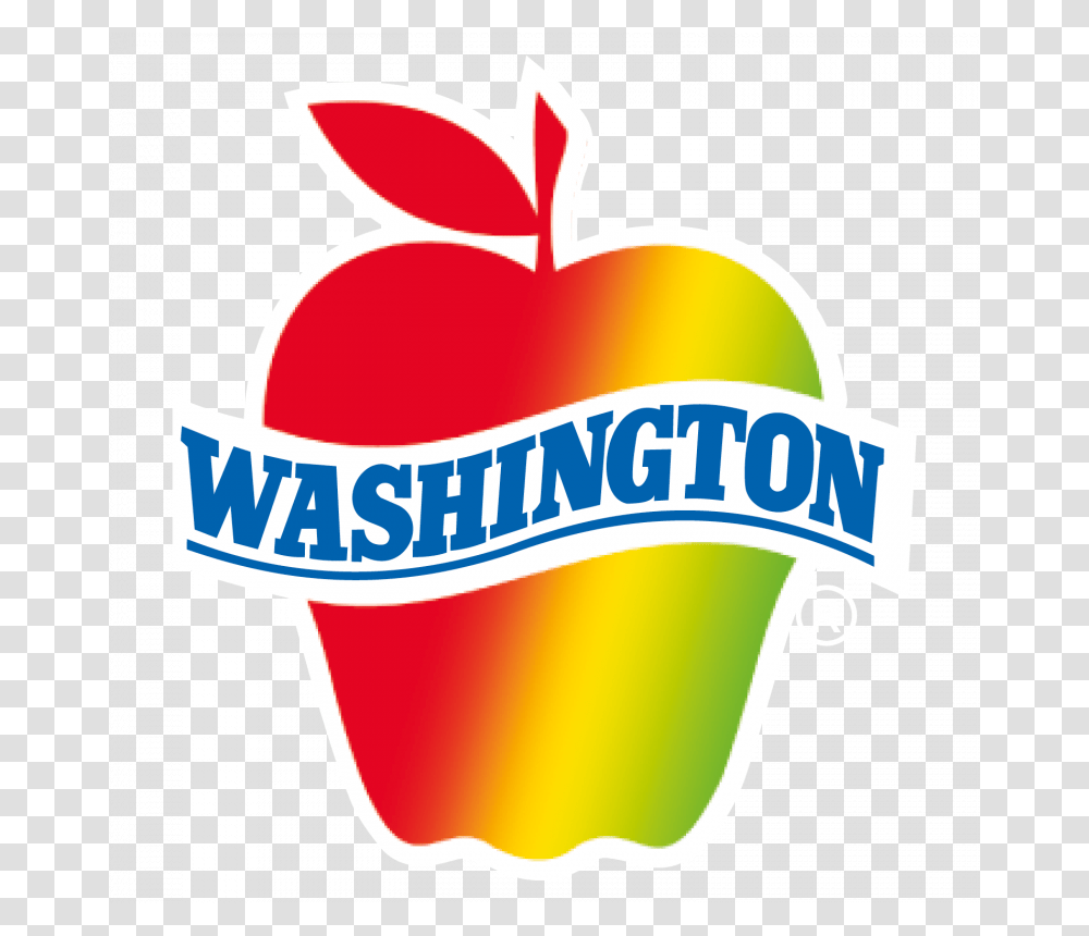 Promotional Guide Amp Map For The Washington Apple Commission Washington Apple Logo, Label, Ketchup, Food Transparent Png